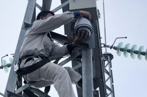 Camera giám sát trạm điện