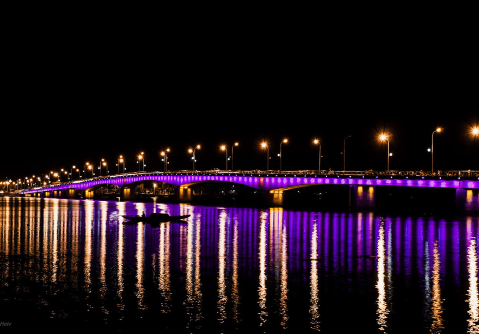 Trang trí chiếu sáng Cầu Nhật Lệ, Quảng Bình