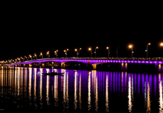 Trang trí chiếu sáng Cầu Nhật Lệ, Quảng Bình