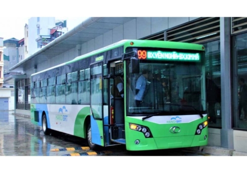 Bảng Led tuyến bus BRT Hà Nội